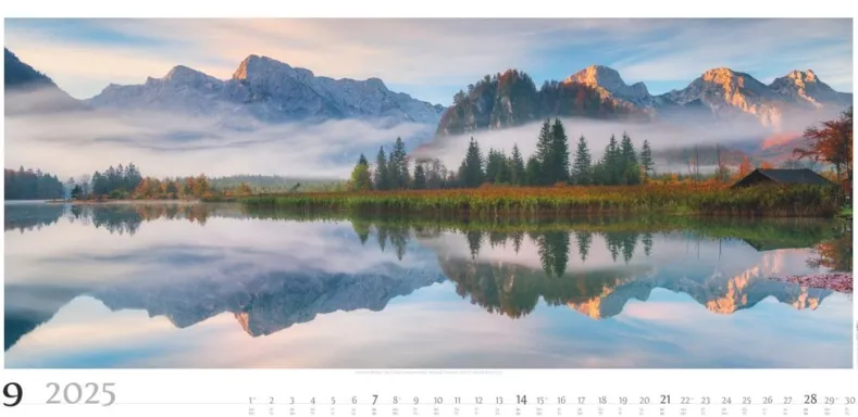 Weingarten Alpenpanorama Kalender 2025