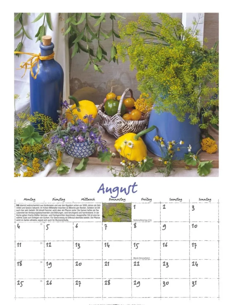 Weingarten Augenschmaus Kalender 2025