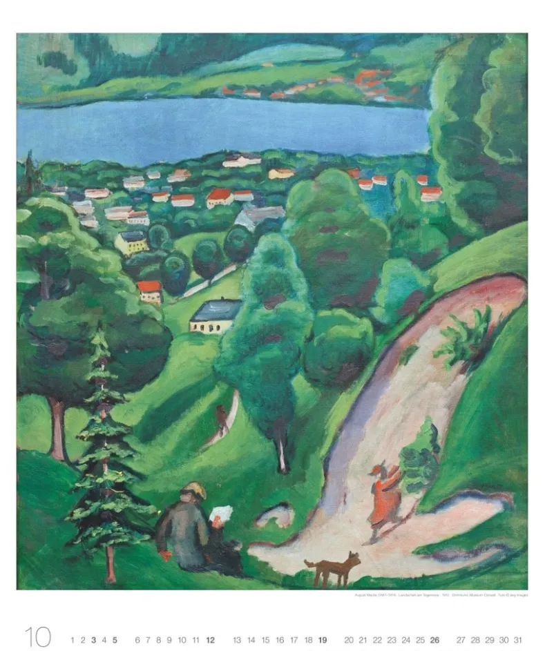 Weingarten August Macke Edition Kalender 2025