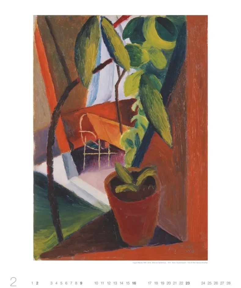 Weingarten August Macke Edition Kalender 2025