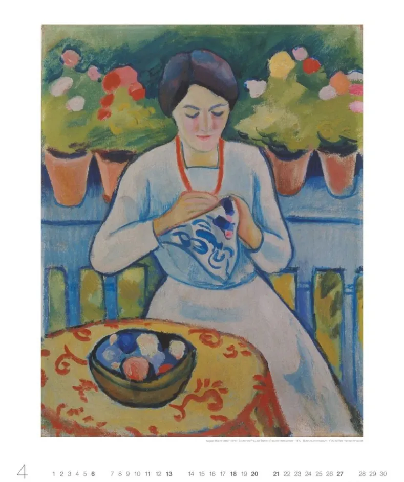 Weingarten August Macke Edition Kalender 2025