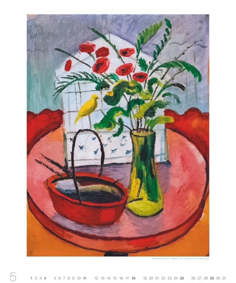 Weingarten August Macke Edition Kalender 2025
