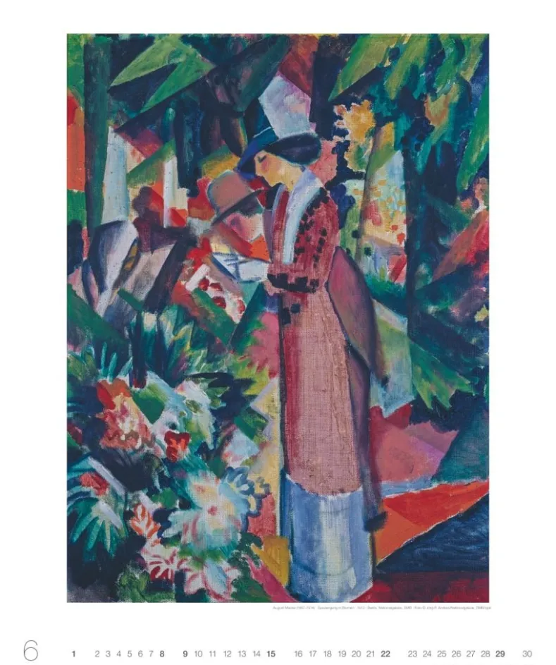 Weingarten August Macke Edition Kalender 2025