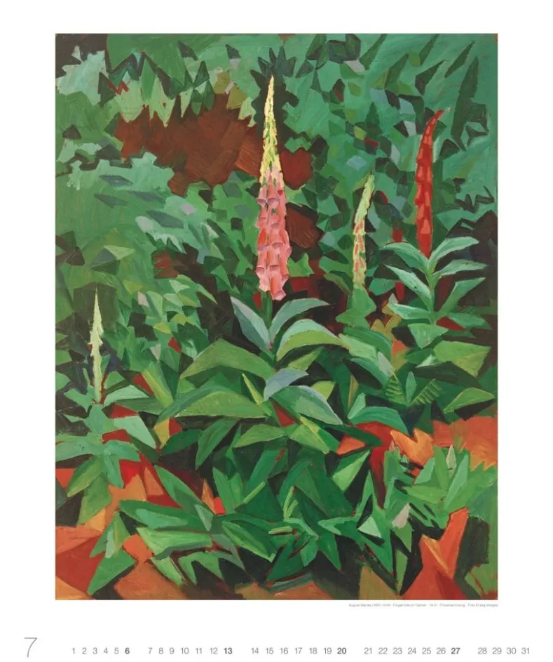 Weingarten August Macke Edition Kalender 2025