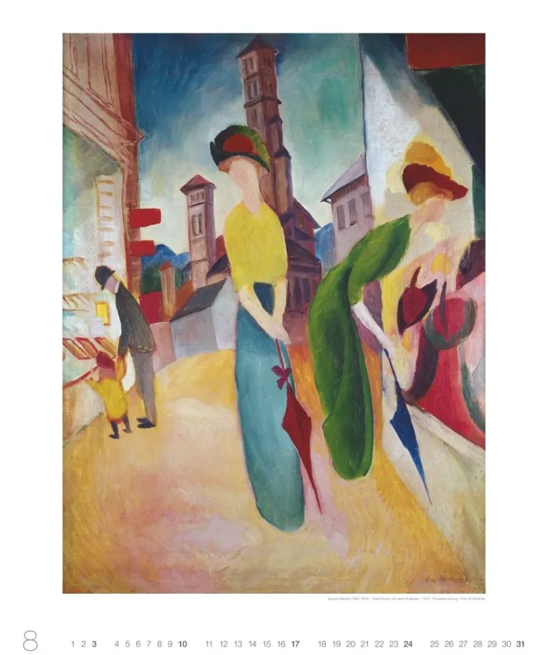 Weingarten August Macke Edition Kalender 2025