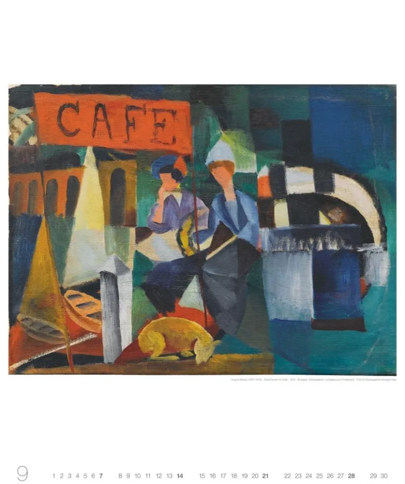 Weingarten August Macke Edition Kalender 2025