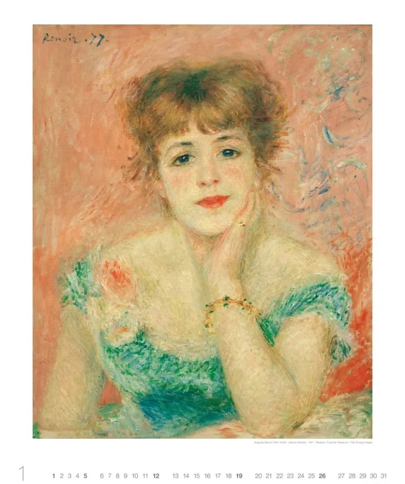 Weingarten Auguste Renoir Edition Kalender 2025