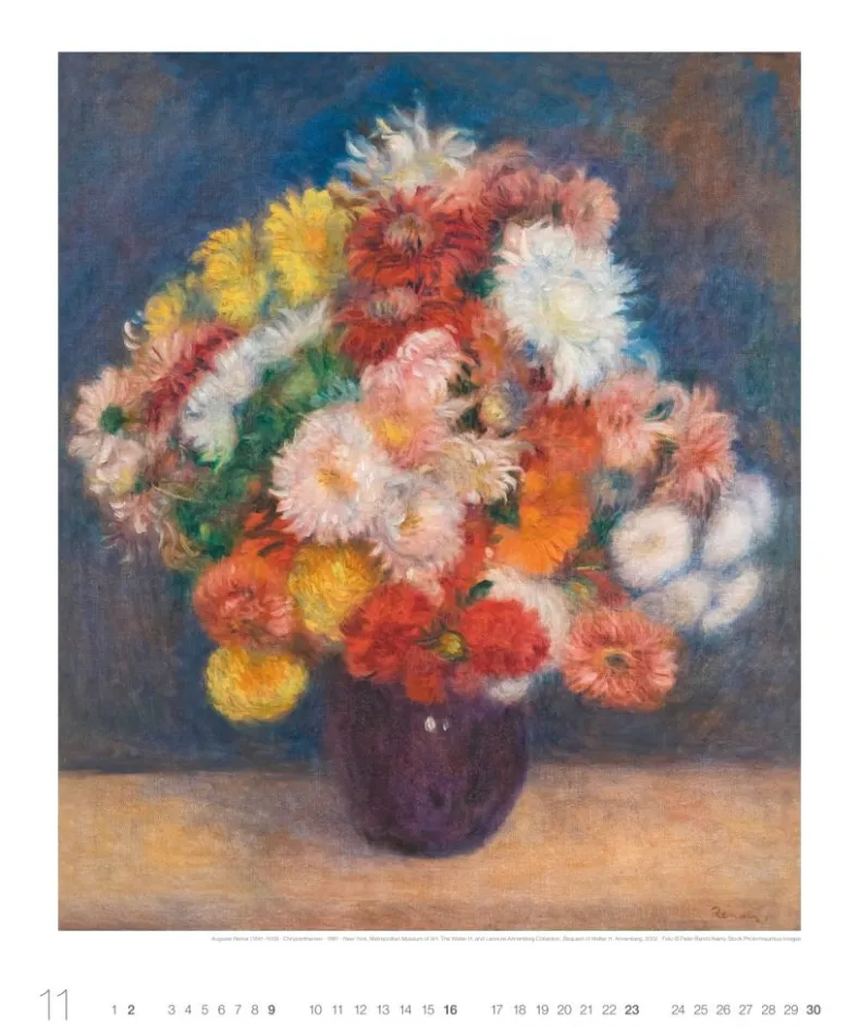 Weingarten Auguste Renoir Edition Kalender 2025