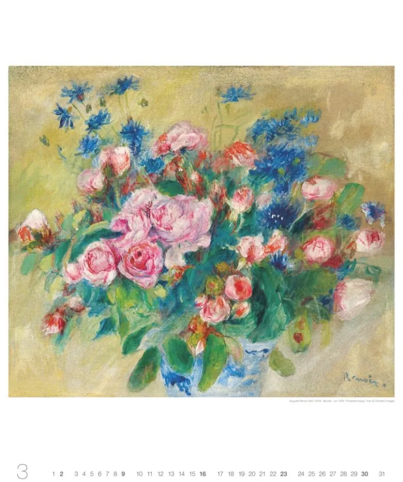 Weingarten Auguste Renoir Edition Kalender 2025