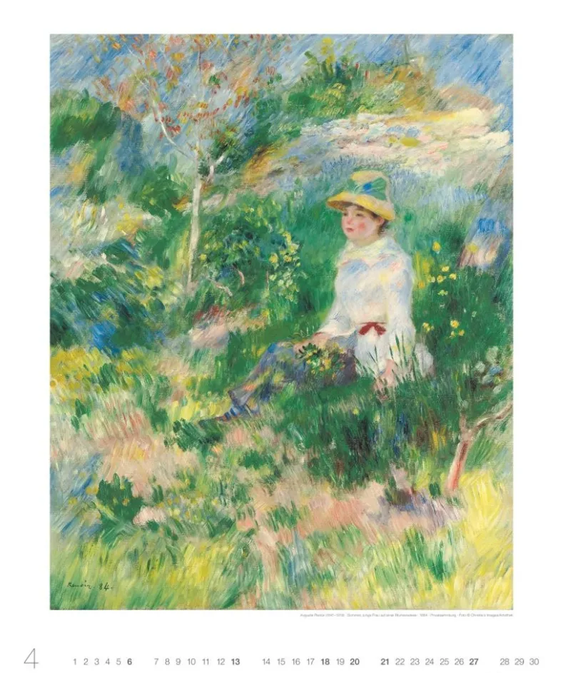 Weingarten Auguste Renoir Edition Kalender 2025