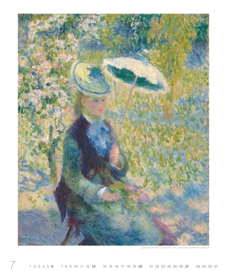 Weingarten Auguste Renoir Edition Kalender 2025