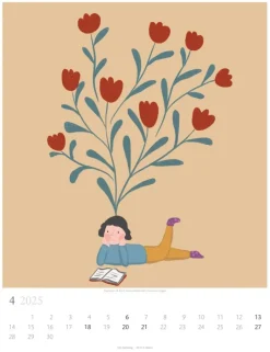 Weingarten Book Love Kalender 2025