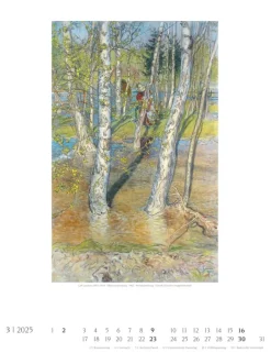Weingarten Carl Larsson Kalender 2025