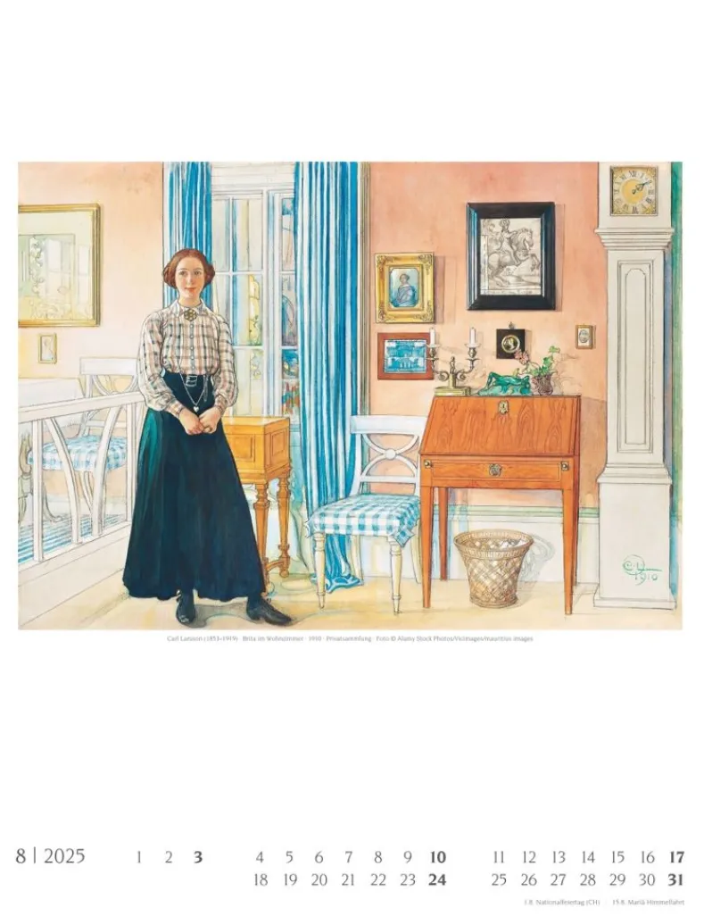 Weingarten Carl Larsson Kalender 2025