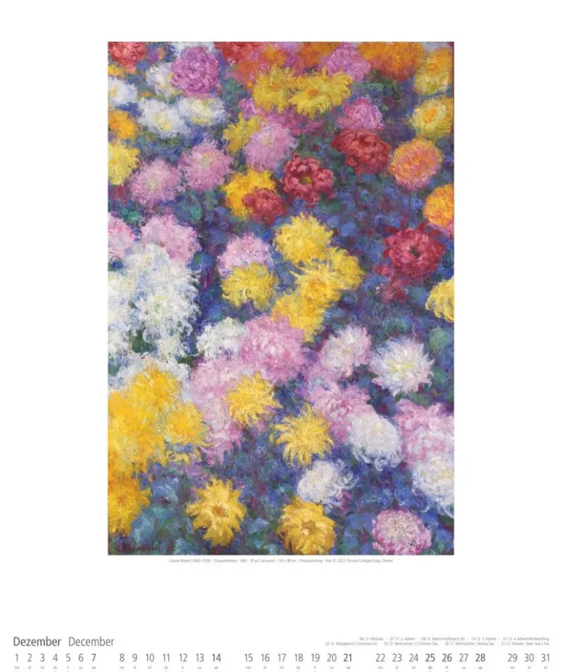 Weingarten Claude Monet Im Garten Kalender 2025