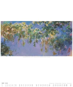 Weingarten Claude Monet Im Garten Kalender 2025