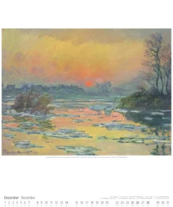 Weingarten Claude Monet Kalender 2025