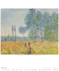 Weingarten Claude Monet Kalender 2025