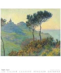 Weingarten Claude Monet Kalender 2025