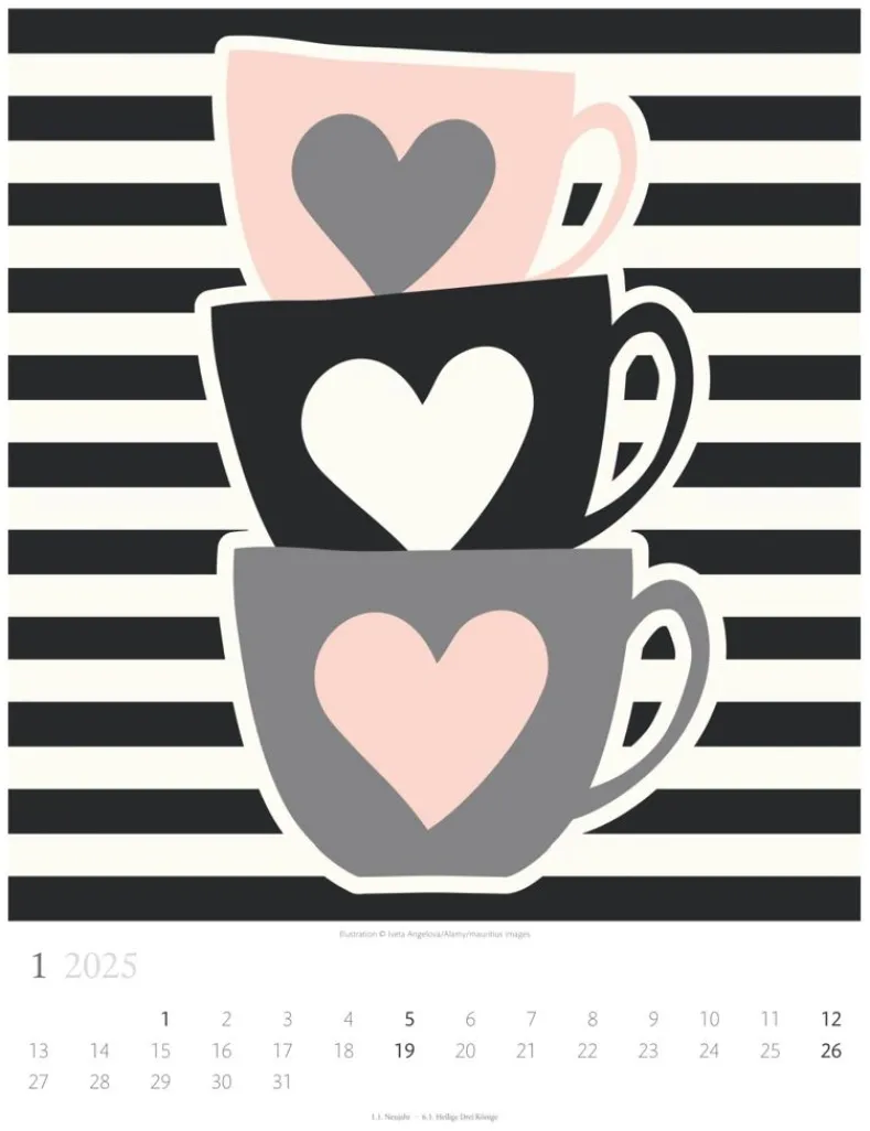 Weingarten Coffee Love Kalender 2025