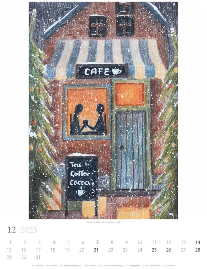 Weingarten Coffee Love Kalender 2025