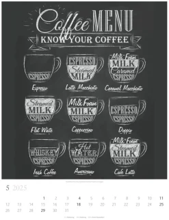 Weingarten Coffee Love Kalender 2025