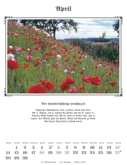 Weingarten Der Hundertjahrige Kalender 2025