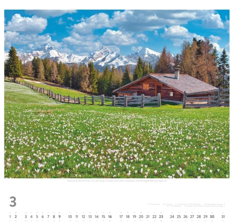 Weingarten Die Schweiz Kalender 2025