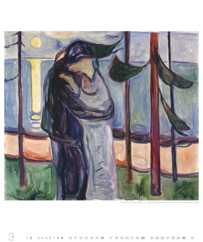 Weingarten Edvard Munch Edition Kalender 2025