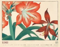 Weingarten Flower Art Kalender 2025