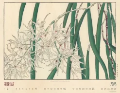 Weingarten Flower Art Kalender 2025
