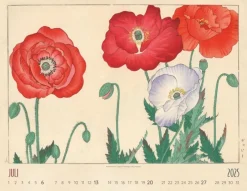 Weingarten Flower Art Kalender 2025