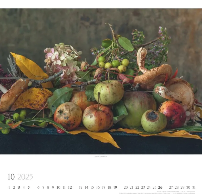 Weingarten Food Stills Lynn Karlin Kalender 2025