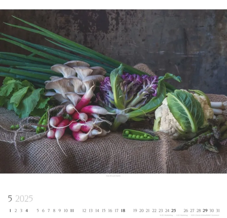 Weingarten Food Stills Lynn Karlin Kalender 2025