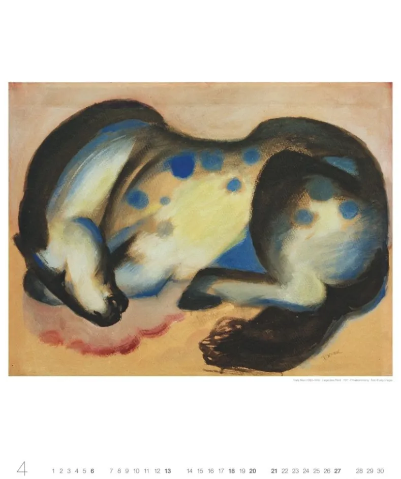 Weingarten Franz Marc Edition Kalender 2025