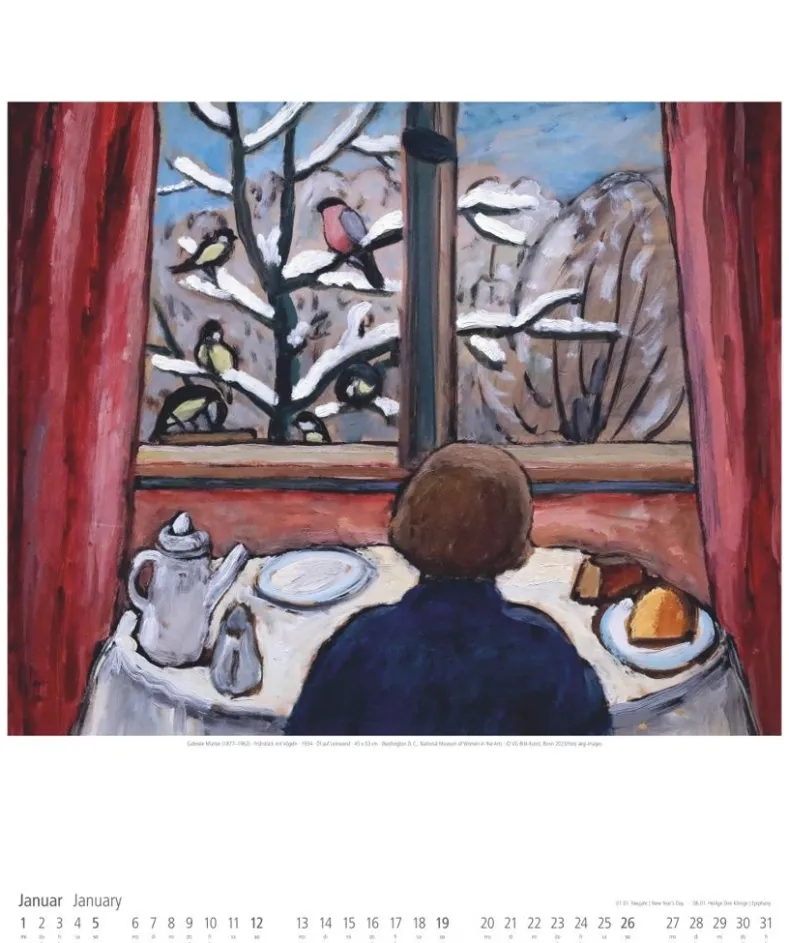 Weingarten Gabriele Munter Kalender 2025