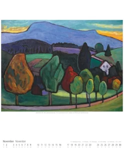 Weingarten Gabriele Munter Kalender 2025