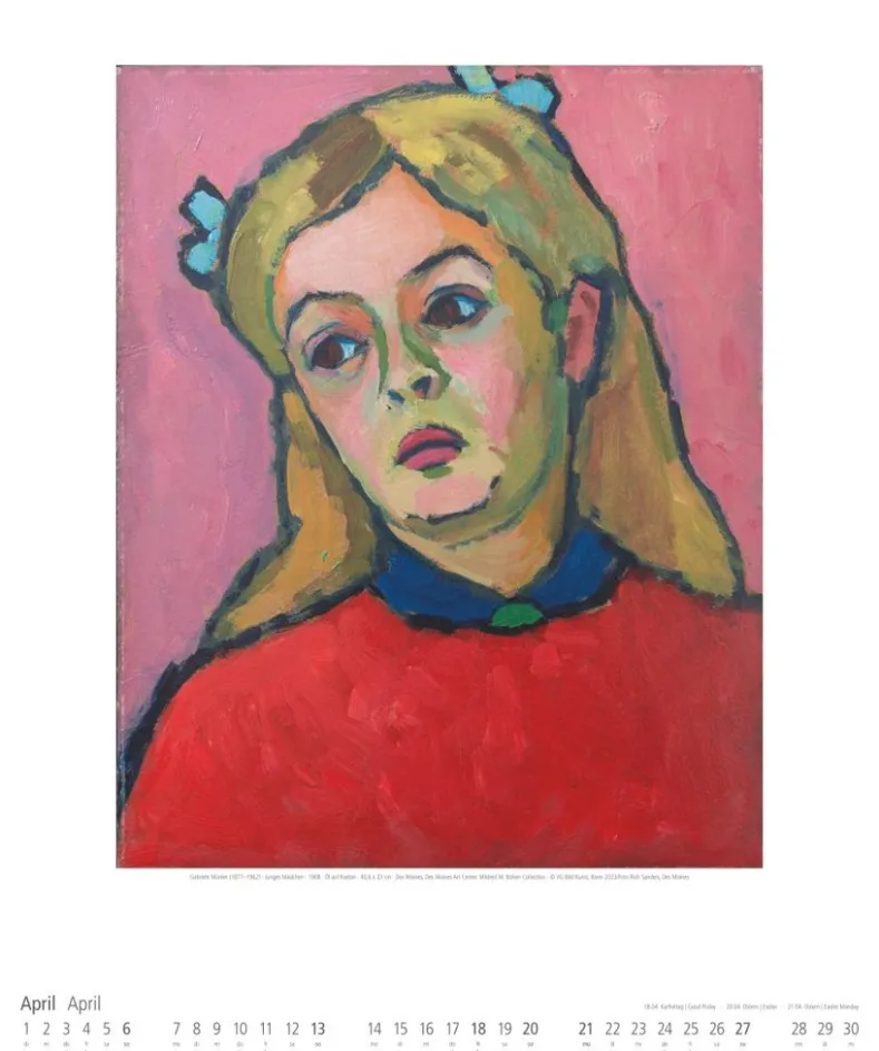Weingarten Gabriele Munter Kalender 2025