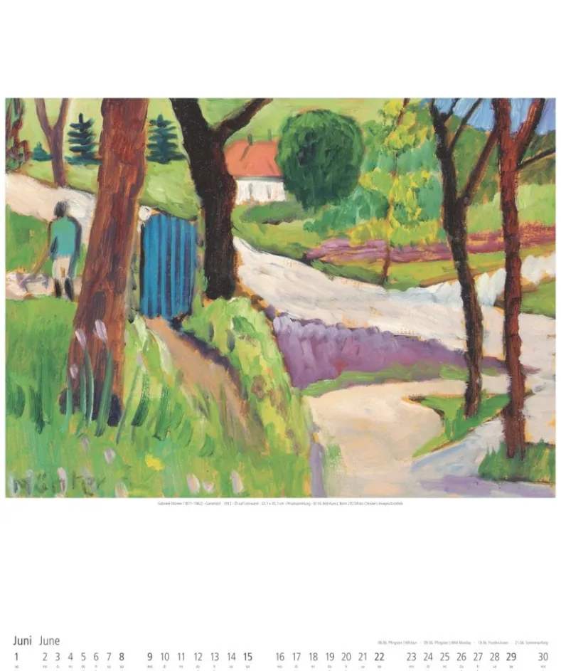 Weingarten Gabriele Munter Kalender 2025