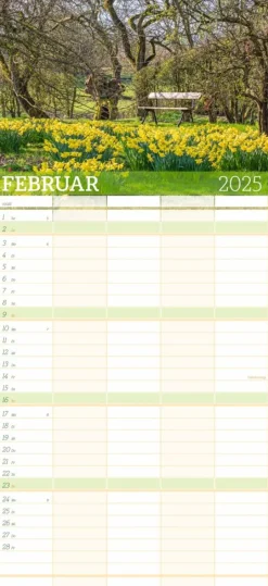 Weingarten Garten Familienplaner 2025