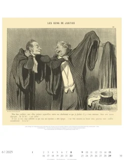 Weingarten Honore Daumier: Die Juristen Kalender 2025