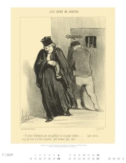 Weingarten Honore Daumier: Die Juristen Kalender 2025