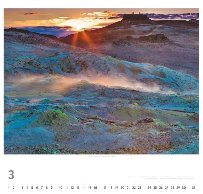 Weingarten Island Kalender 2025