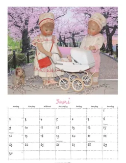 Weingarten Kathe Kruse Puppen Kalender 2025