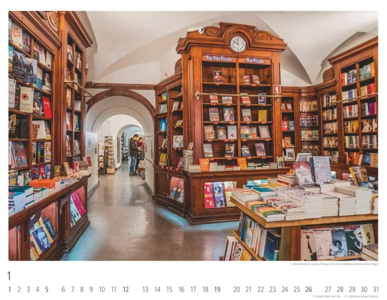 Weingarten Lieblings-Buchhandlungen Kalender 2025