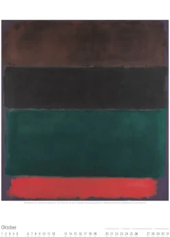 Weingarten Mark Rothko Kalender 2025