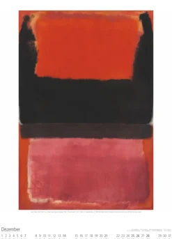 Weingarten Mark Rothko Kalender 2025