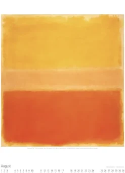 Weingarten Mark Rothko Kalender 2025