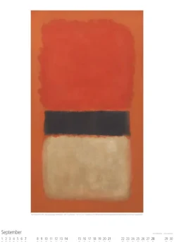 Weingarten Mark Rothko Kalender 2025