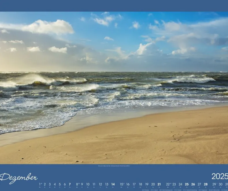 Weingarten Nordsee Kalender 2025